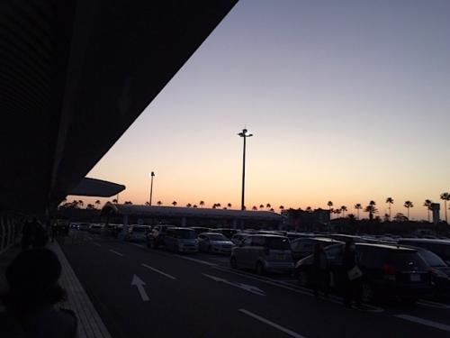 日暮れ前の宮崎ブーゲンビリア空港